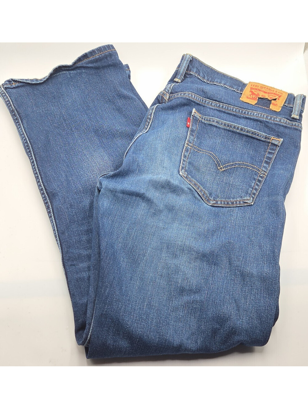 Levi's 569 Loose Straight Fit Jeans Mens 36x34 Dark Wash Baggy Denim Pants